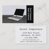 コンピューターの販売とサービス 名刺 (正面/裏面)