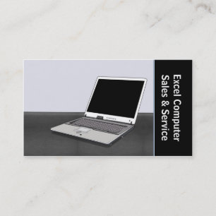 コンピューターの販売とサービス 名刺