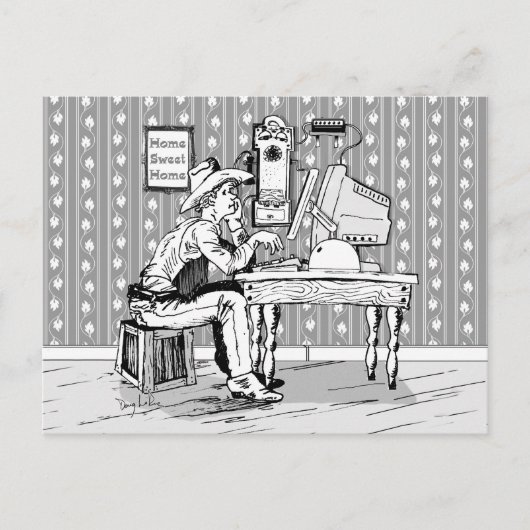 コンピューターカウボーイ ポストカード (正面)