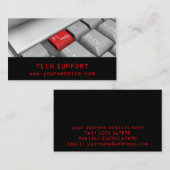 コンピューターキーボードの名刺 名刺 (正面/裏面)