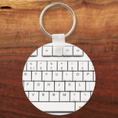 コンピューターキーボード キーホルダー (正面)