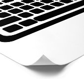 コンピューターキーボード ポスター (角)
