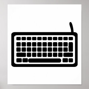 コンピューターキーボード ポスター