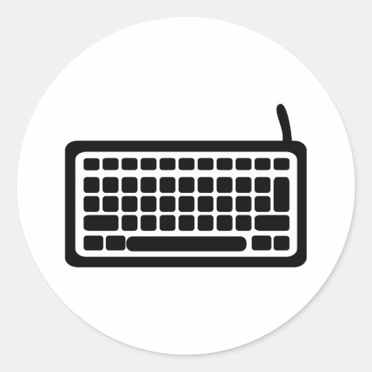 コンピューターキーボード ラウンドシール (正面)