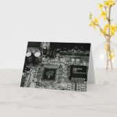 コンピューターグリーティングカード カード (黄色い花)