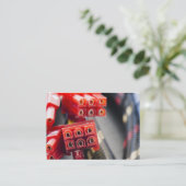 コンピューターケーブルコネクタ 名刺 (スタンド正面)