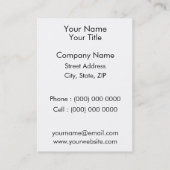 コンピューターケーブルコネクタ 名刺 (裏面)