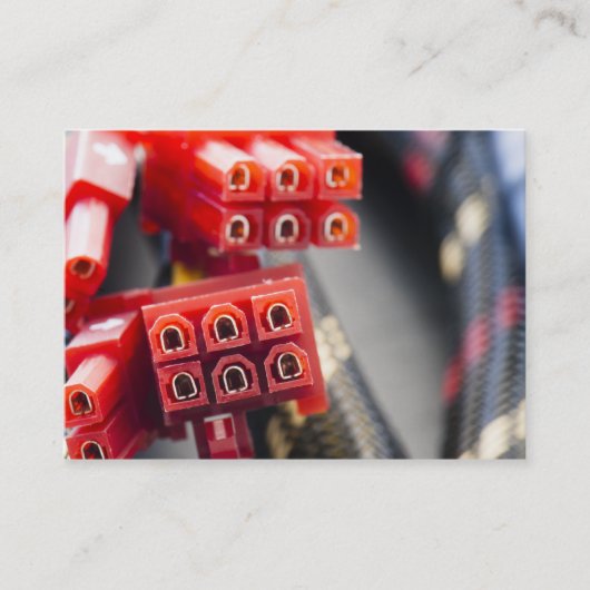 コンピューターケーブルコネクタ 名刺 (正面)