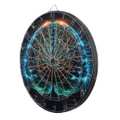 コンピューターサイバー脳暗示板 ダーツボード (正面右)