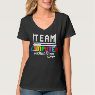 コンピューターチーム技術先生学校 Tシャツ