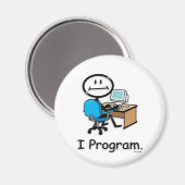 コンピュータープログラマ マグネット (正面/裏面)