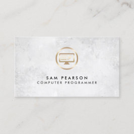 コンピュータープログラマComputerCodeアイコンBusinessCard 名刺