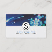 コンピュータープログラマITスキルファイバーオプティカル 名刺 (正面)