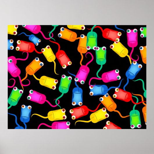 コンピューターマウス壁紙 ポスター (正面)