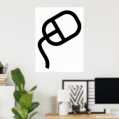 コンピューターマウス ポスター (ホームオフィス)