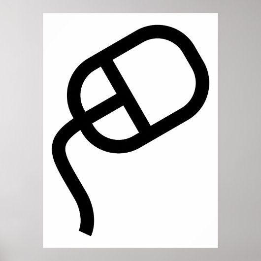 コンピューターマウス ポスター (正面)