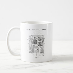 コンピューターマザーボード特許 コーヒーマグカップ