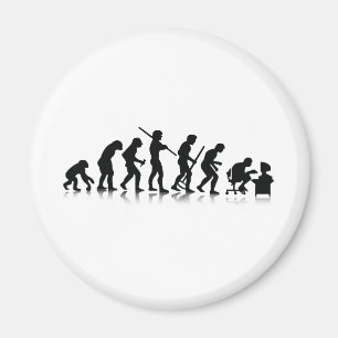 コンピューター中毒者の進化 マグネット
