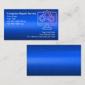 コンピューター修復サービスプロフェッショナル 名刺 (正面/裏面)