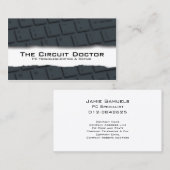 コンピューター修復ビジネスカードキーボードの取り外し 名刺 (正面/裏面)