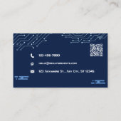 コンピューター修理工場 名刺 (裏面)