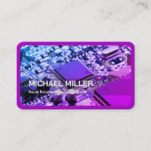 コンピューター修理技術会社 名刺 (正面)