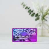 コンピューター修理技術会社 名刺 (スタンド正面)