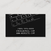 コンピューター修理技術者Macノートパソコンサービス 名刺 (裏面)