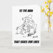 **コンピューター修理担当者の誕生日メッセージ** カード (黄色い花)