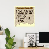 コンピューター俳句#86 ポスター (ホームオフィス)