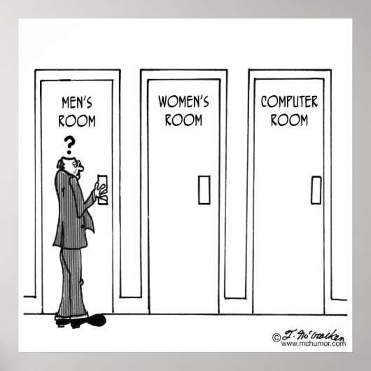 コンピューター化すべきでないものもある ポスター (正面)