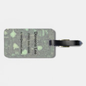 コンピューター回線の背景 ラゲッジタグ (裏面横)