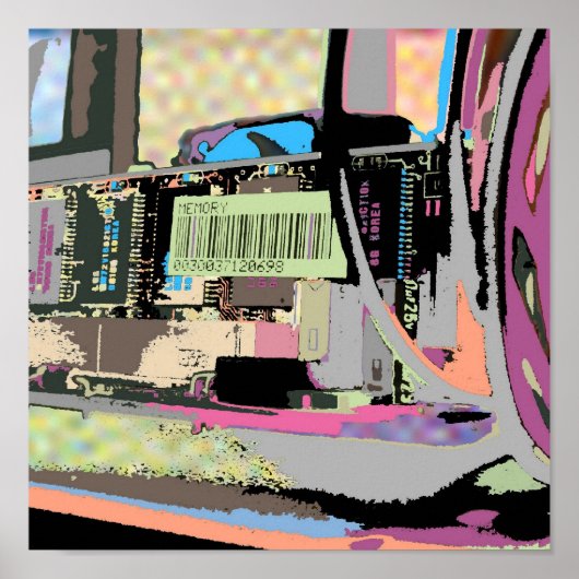 コンピューター回路 ポスター (正面)