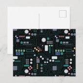コンピューター基板パターン シーズンポストカード (正面/裏面)