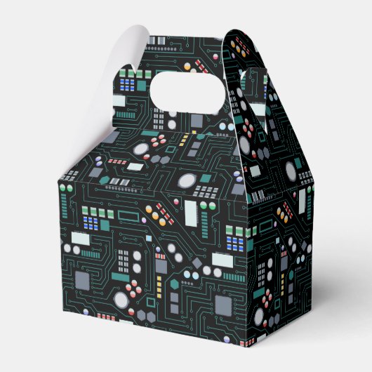 コンピューター基板パターン フェイバーボックス (正面サイド)