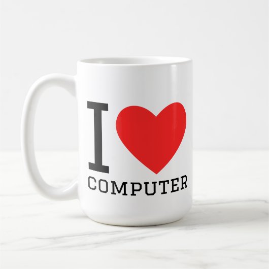 コンピューター大好き コーヒーマグカップ (左)