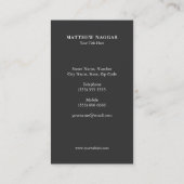 コンピューター技術者 名刺 (裏面)