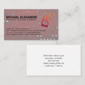 コンピューター技術者 |電話のロゴ 名刺 (正面/裏面)