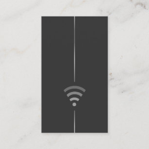 コンピューター技術者- wiFiロゴ 名刺