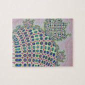 コンピューター生成定形フラクタルを手作りして下さい ジグソーパズル (横)