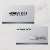 コンピューター科学者-名刺 名刺 (正面/裏面)