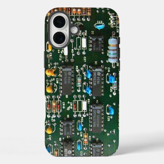 コンピューター電子部品プリント基板イメージ Case-Mate iPhoneケース (裏面)
