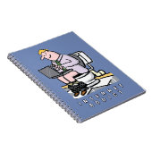 コンピューター、インターネット、ソーシャルメディア中毒 ノートブック (右側)