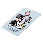 コンピューター、インターネット、ソーシャルメディア中毒 マグネット (左側)