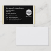 コンピューター・トレーニングの名刺 名刺 (正面/裏面)