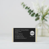 コンピューター・トレーニングの名刺 名刺 (スタンド正面)