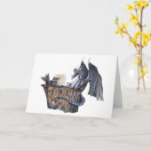 コンピューター・ドラゴン カード (黄色い花)