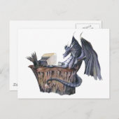 コンピューター・ドラゴン ポストカード (正面/裏面)