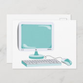 コンピューター ポストカード (正面/裏面)