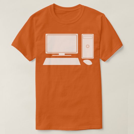 コンピューター Tシャツ (デザイン正面)